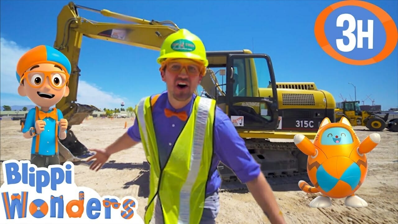 Blippi Explores an Excavator! Blippi & Blippi Wonders Videos It's